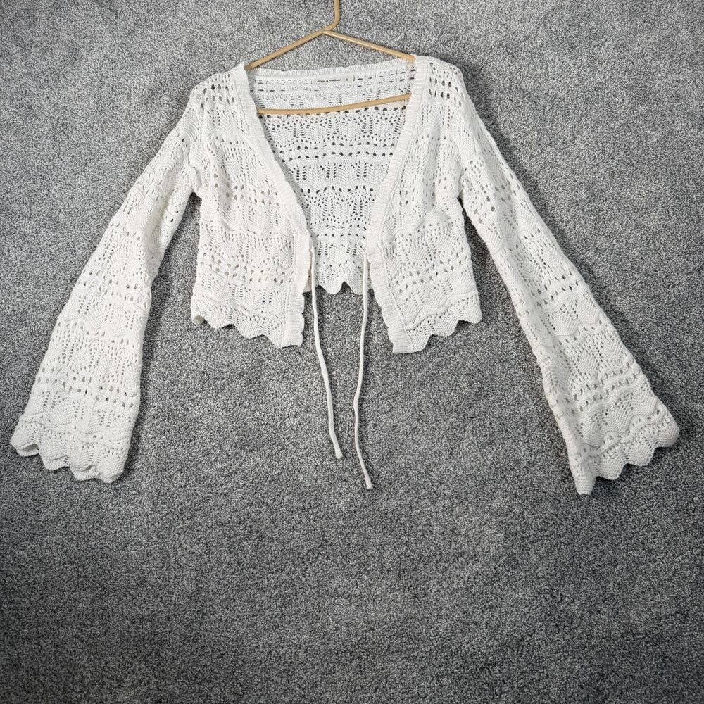 Moon & Madison Cardigan S Crochet Boho Romantic Cottagecore Festival Beachy Chic